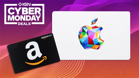 gift card sales cyber monday